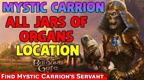 Baldur's Gate 3 Mystic Carrion Jars: Where to Find.
